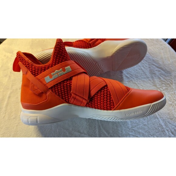 Nike LeBron Soldier XII TB Basketball Men's Shoes Orange AT3872-805 SIZE (18) - Picture 1 of 12